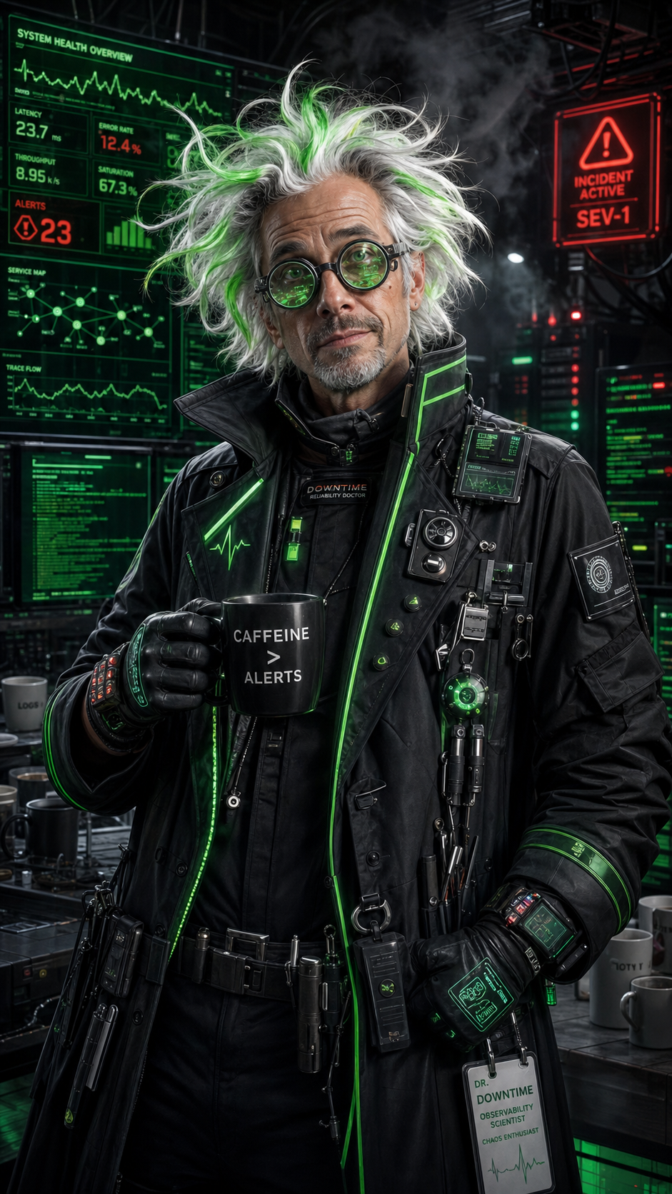 Docteur Outage, premier univers créatif de Shadowjob.